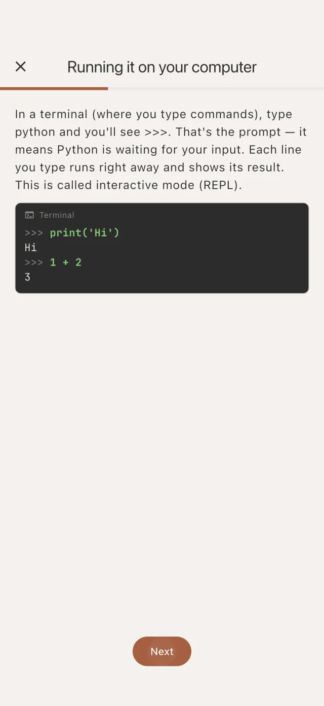 Running Python on your own computer